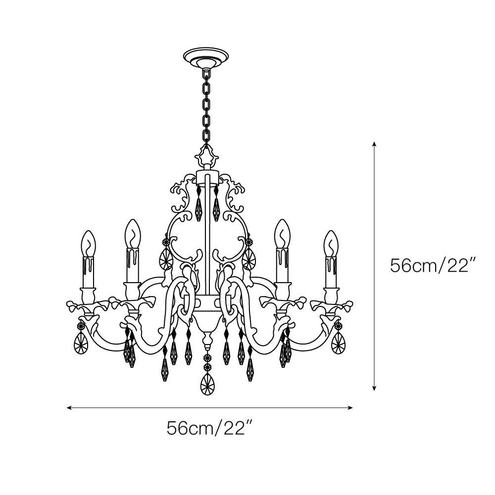 Lillianne Chandelier - view 4