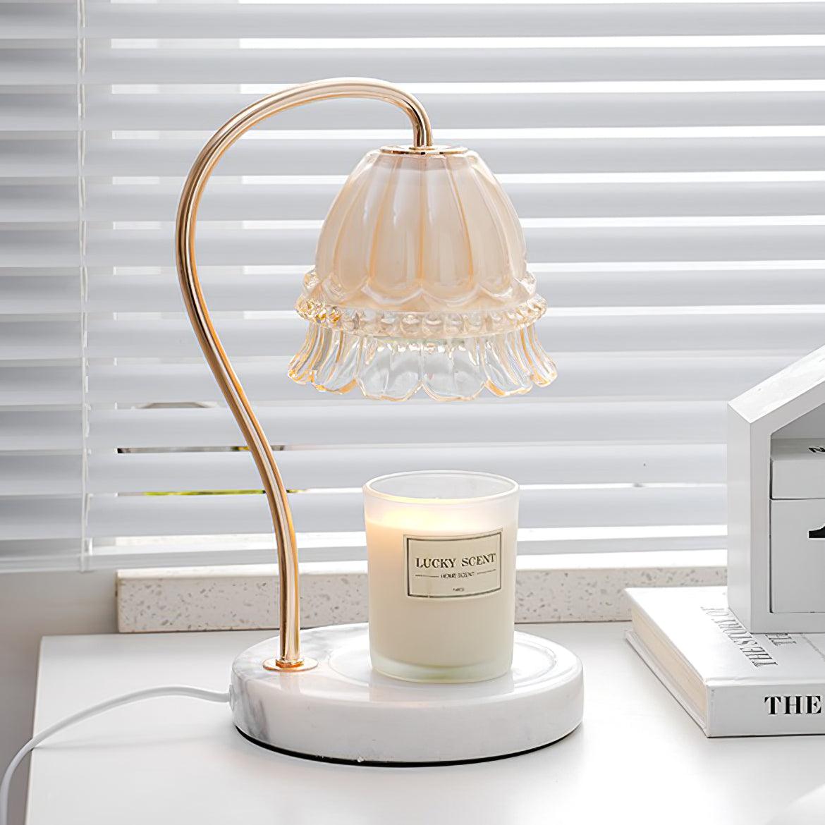 Lily Marble Warmer Table Lamp - view 21