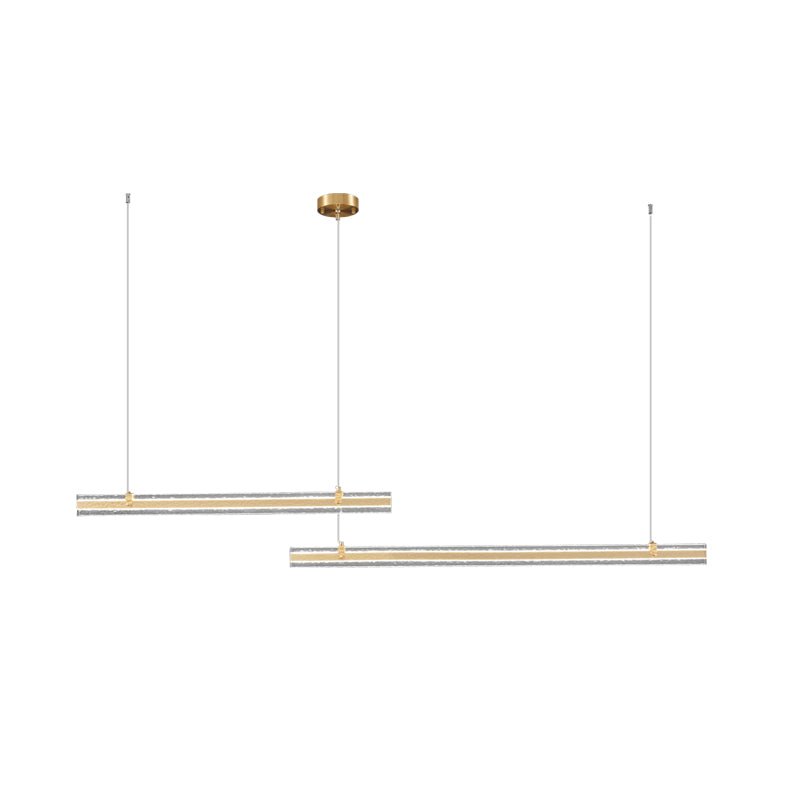 Linear Ribbon Island Pendant Light