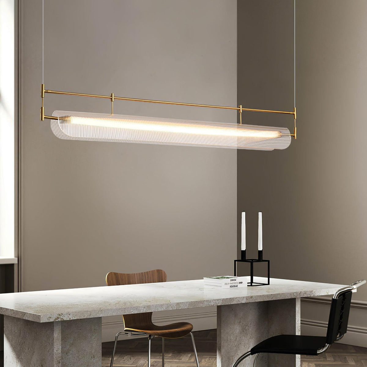 Linear Strip Chandelier - view 3