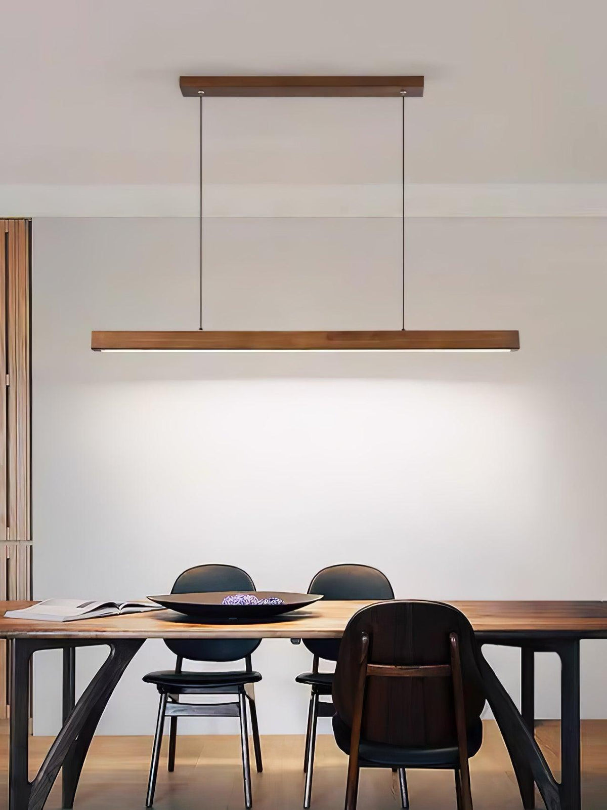 Linear Wooden Pendant Light - view 20