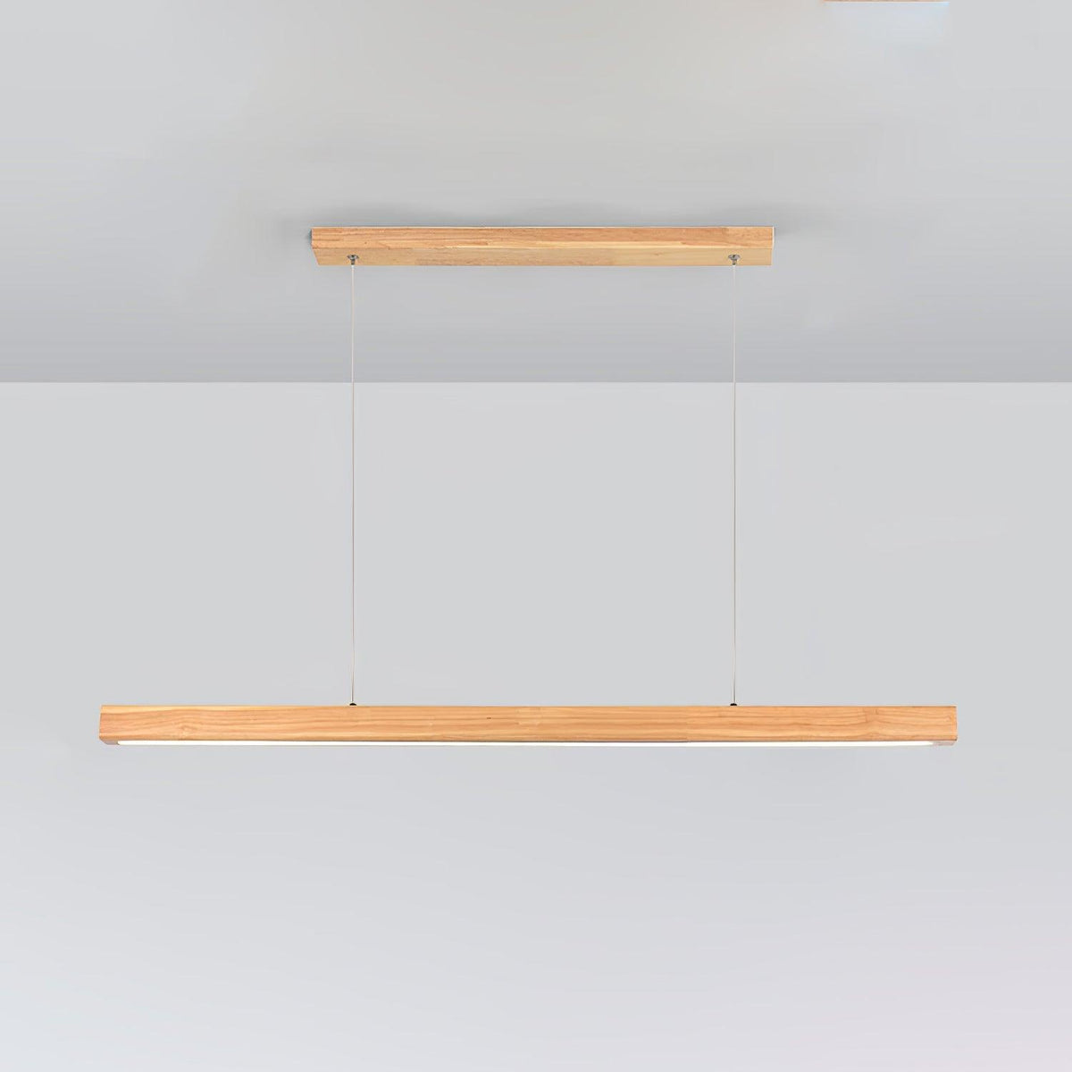 Linear Wooden Pendant Light - view 30