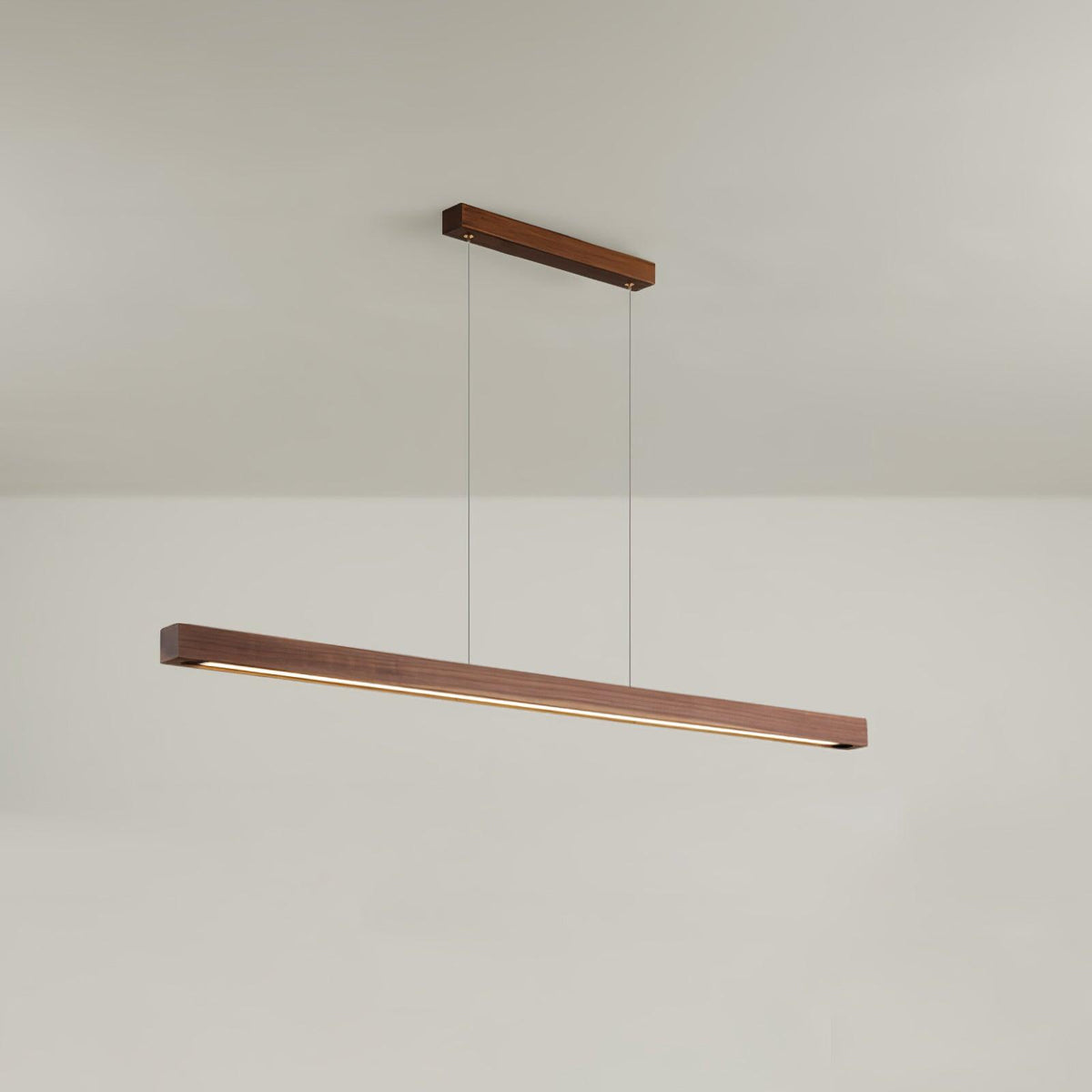 Linear Wooden Pendant Light - view 28