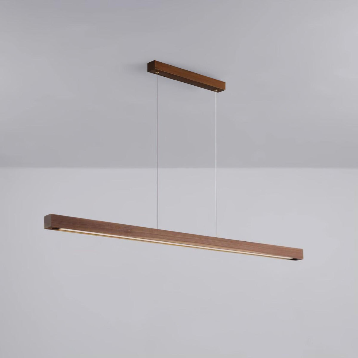 Linear Wooden Pendant Light - view 10