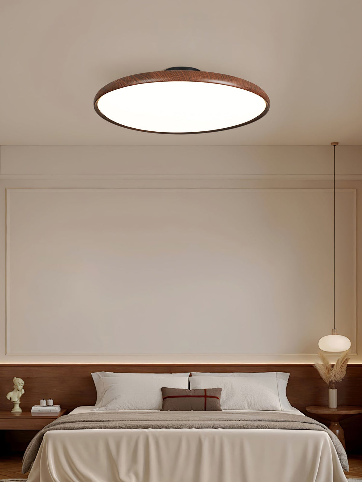 Lola Wood Grain Adjustable Ceiling Lamp - view 10
