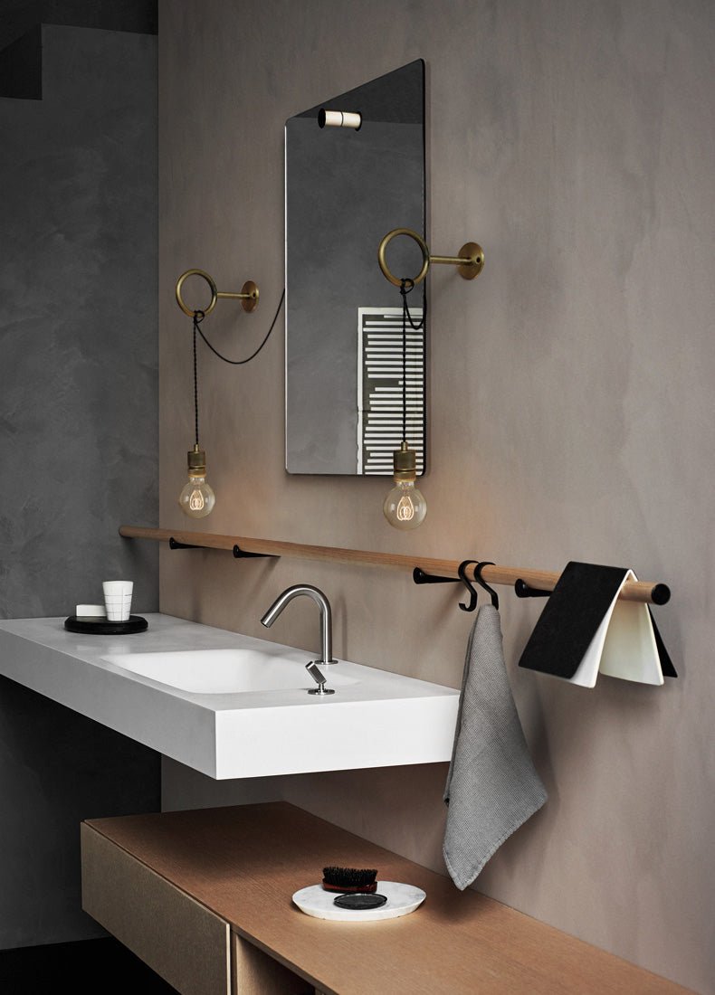 Loop Minimalist Wall Light With Wall Socket