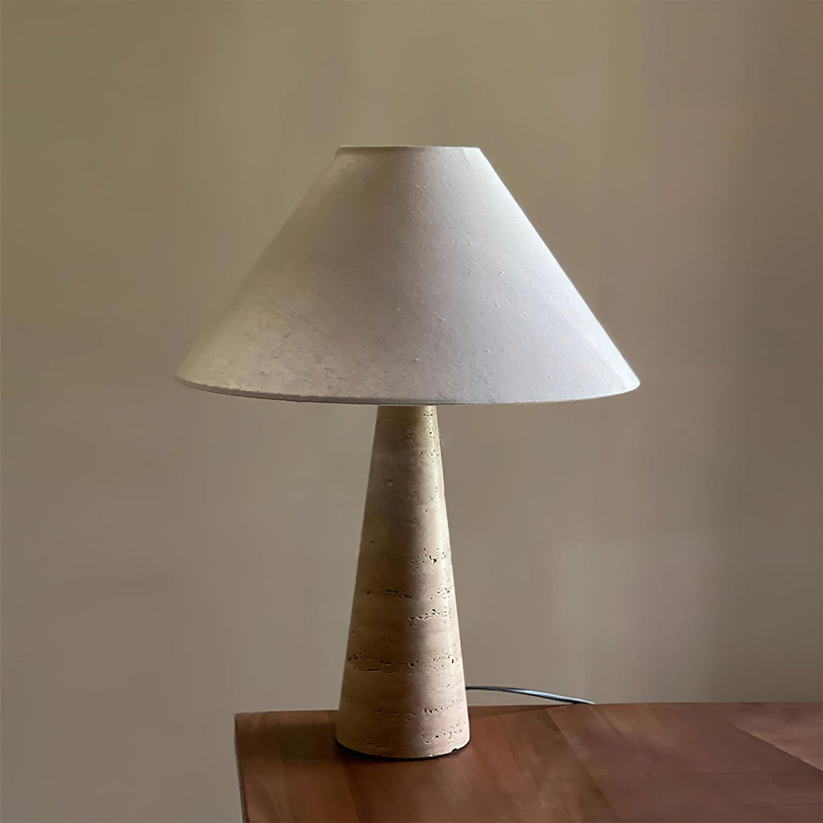Lulu Travertine Table Lamp - view 8
