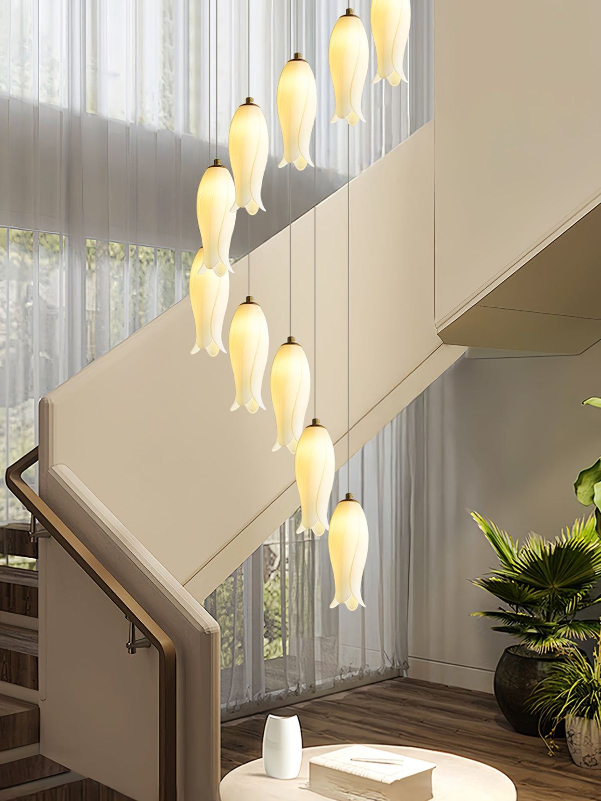 Luma Flora Stairs Chandelier