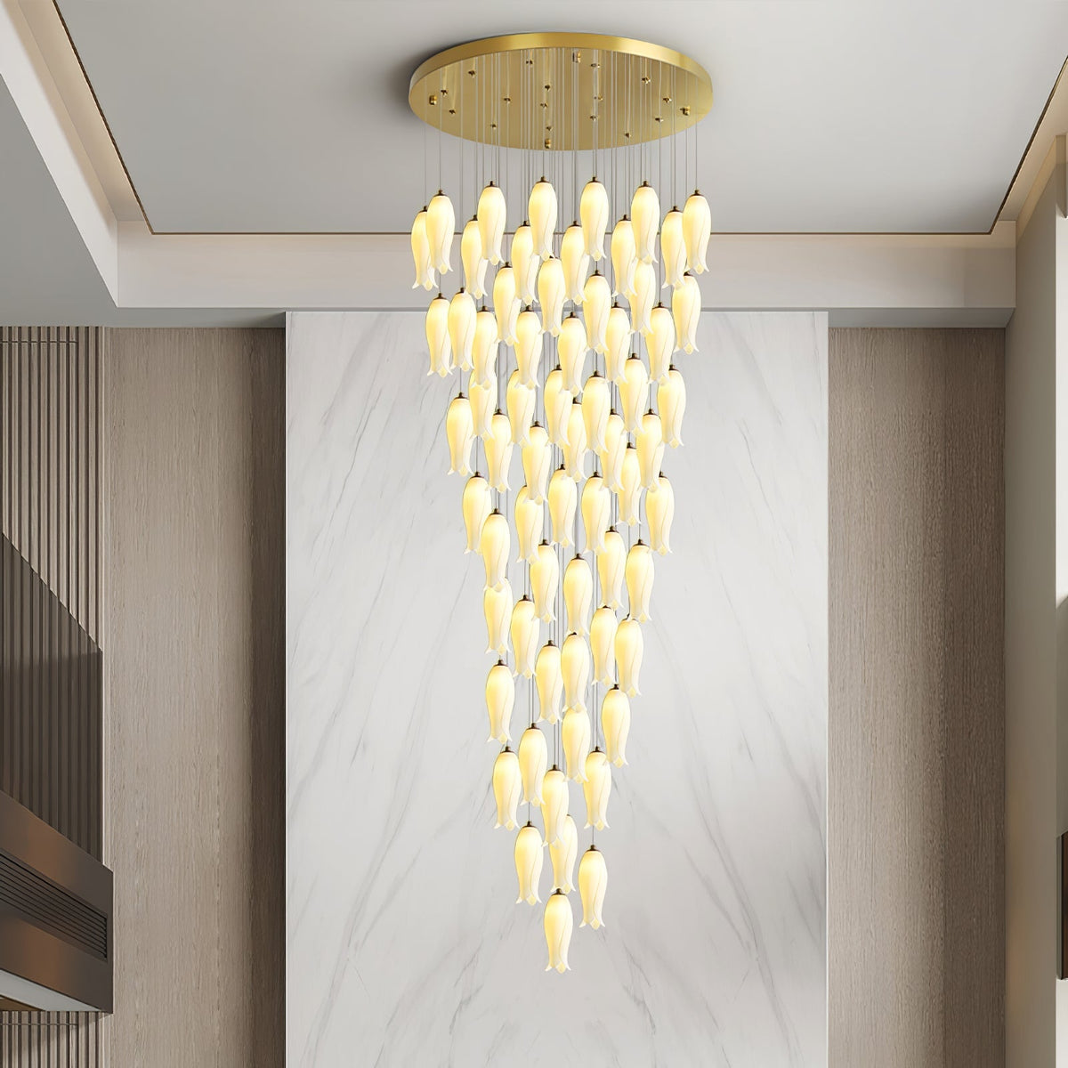 Luma Flora Stairs Chandelier