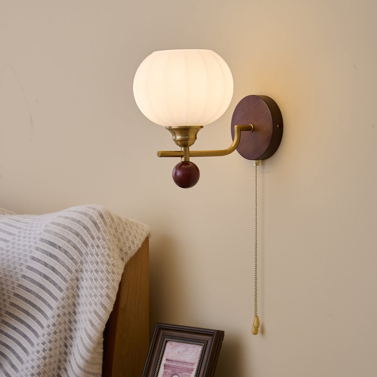 Lumea Crest Iron Wall Lamp - view 2