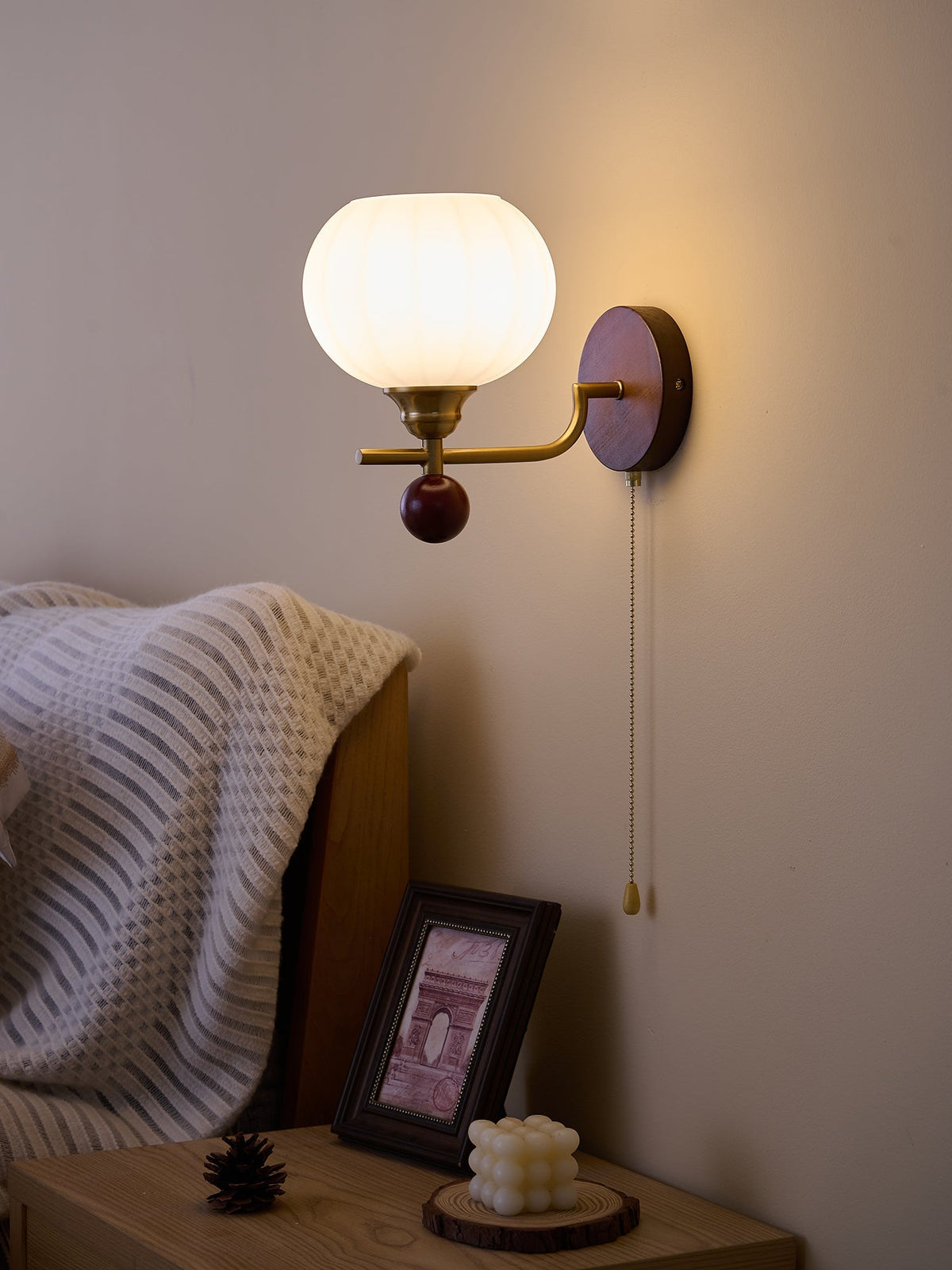 Lumea Crest Iron Wall Lamp - view 9