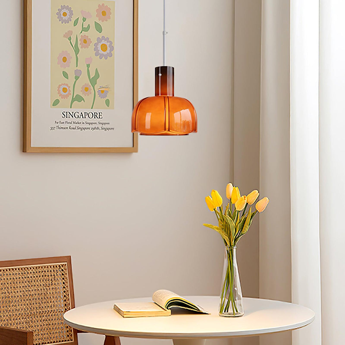 Lumina Petal Glass Pendant Light - view 16