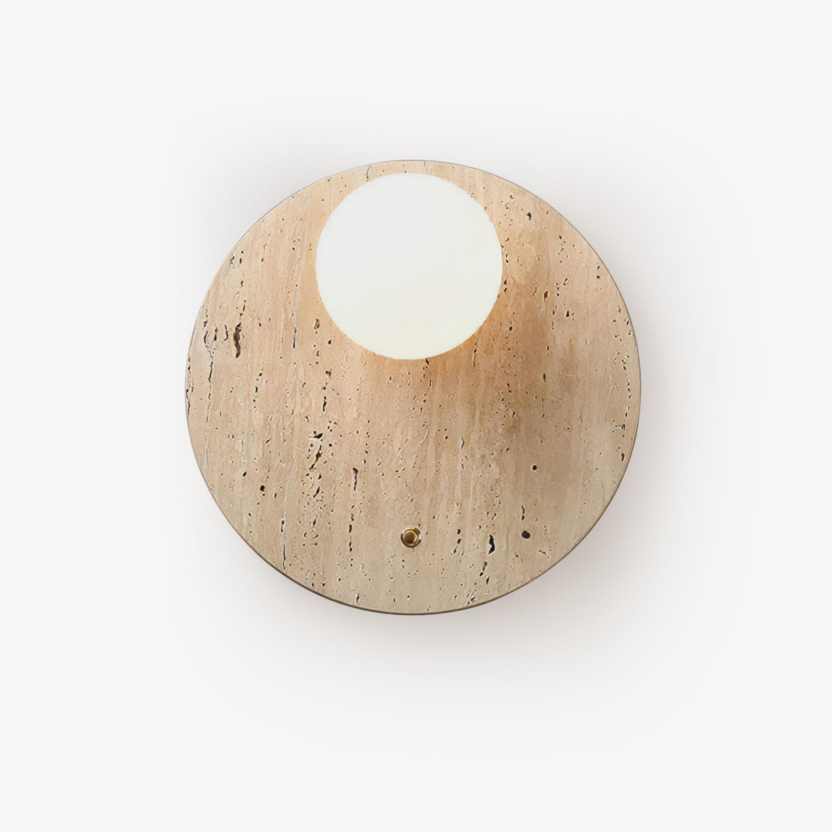 Luna Travertine Wall Sconce