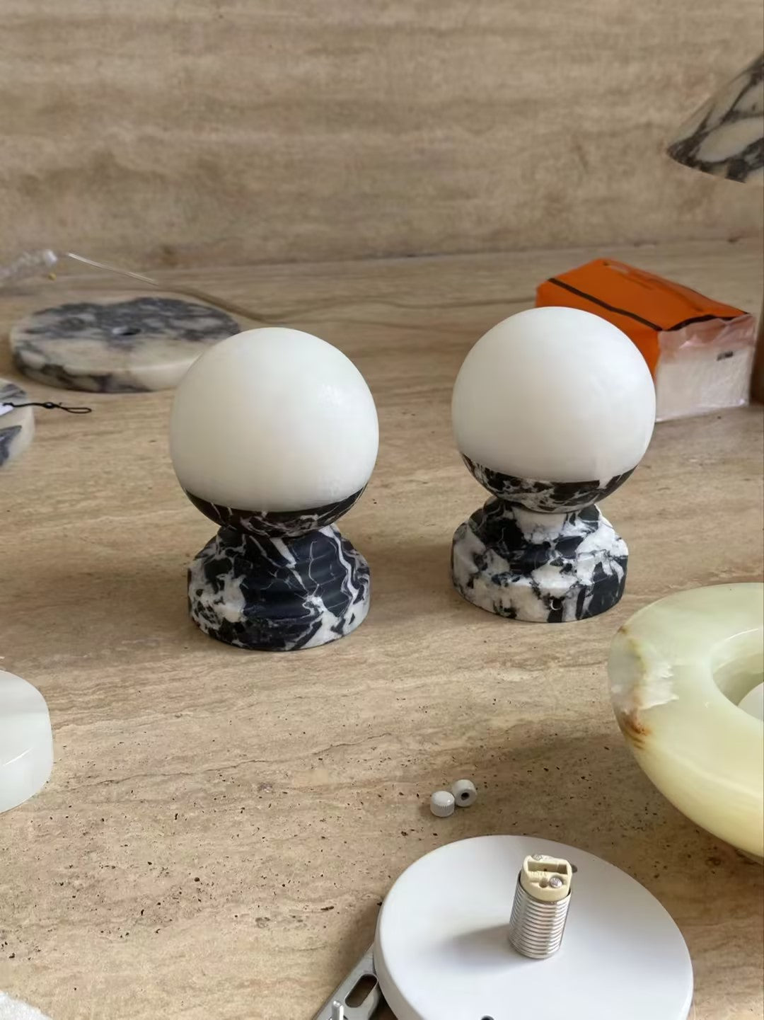 Lunar Marble Table Lamp - view 11