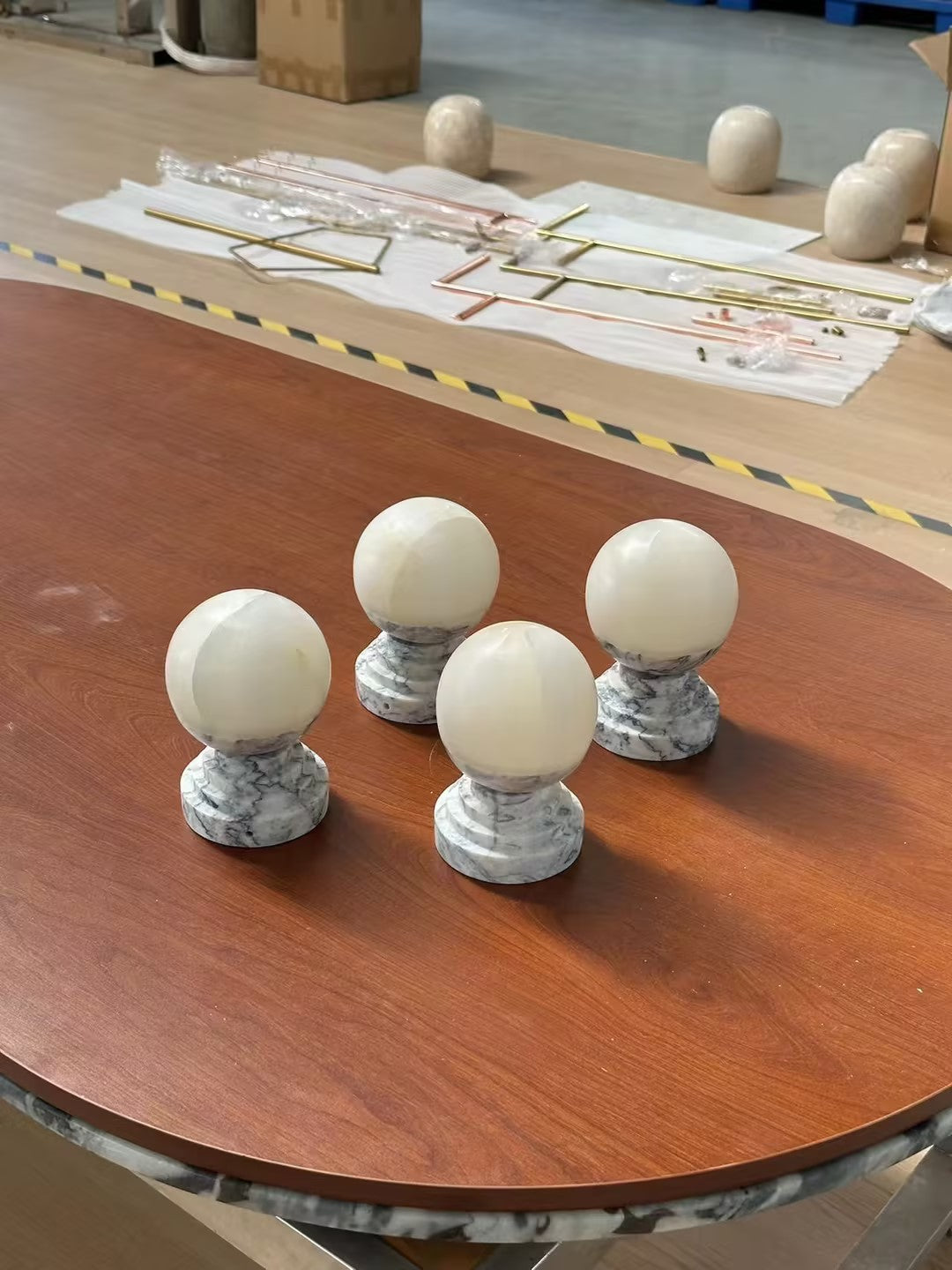 Lunar Marble Table Lamp - view 13