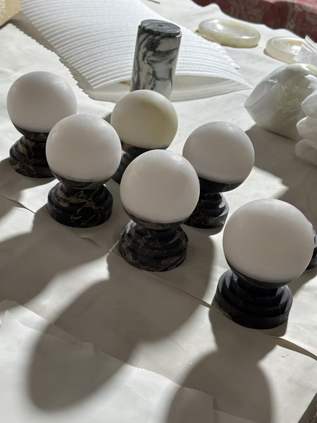 Lunar Marble Table Lamp - view 20