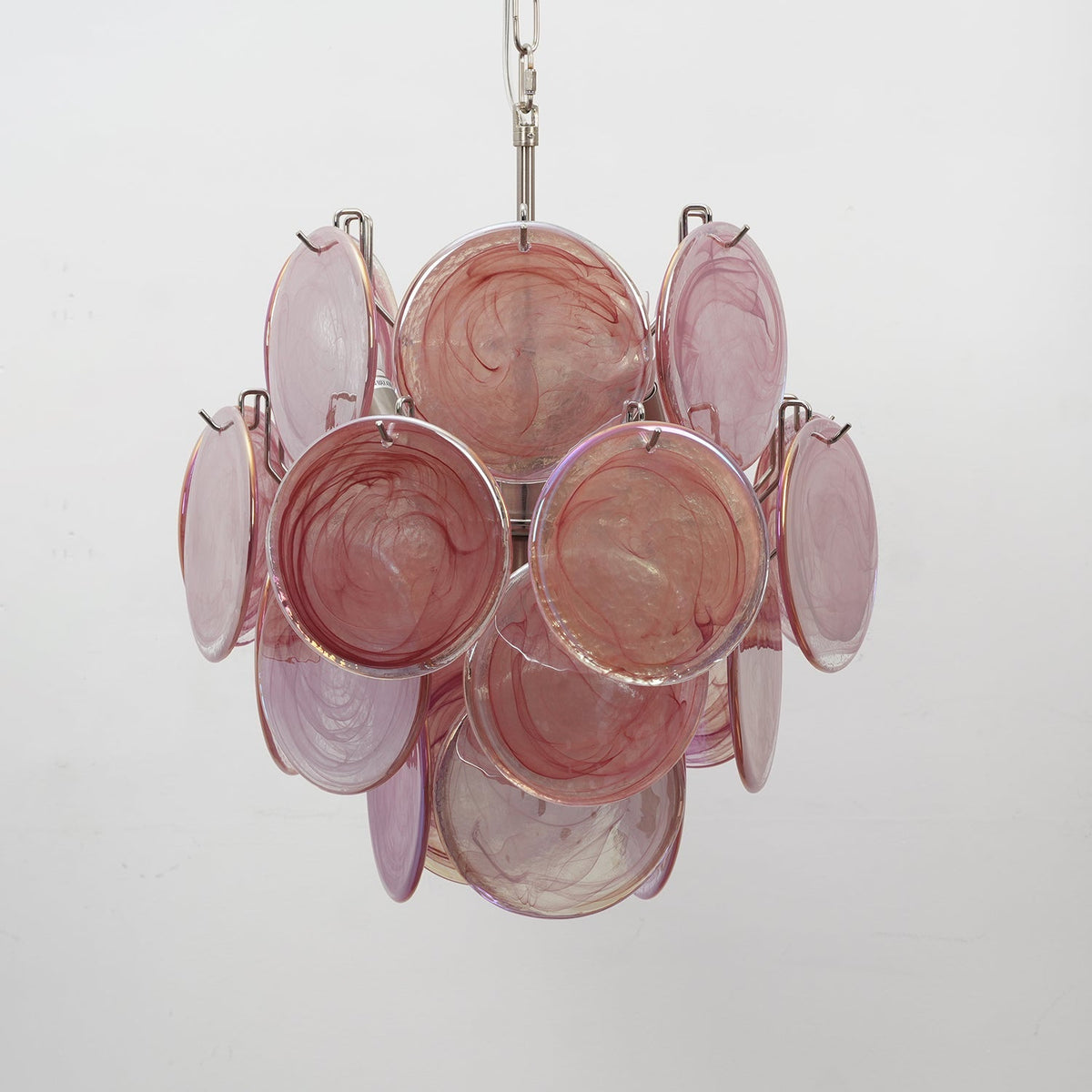Lunaria Disc Murano Chandelier