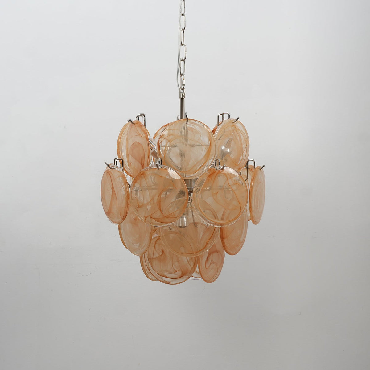 Lunaria Disc Murano Chandelier