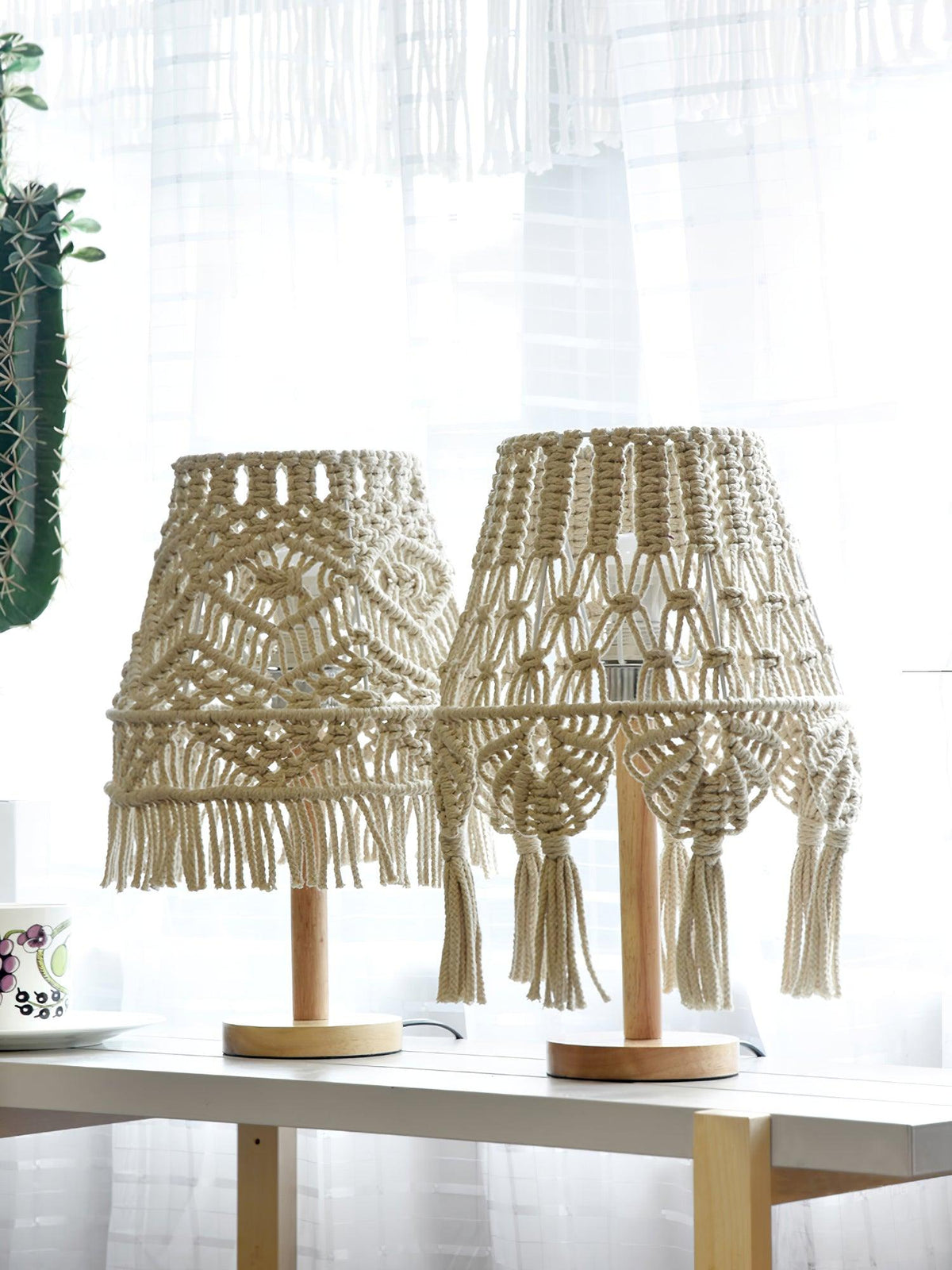 Macrame Table Lamp - view 13