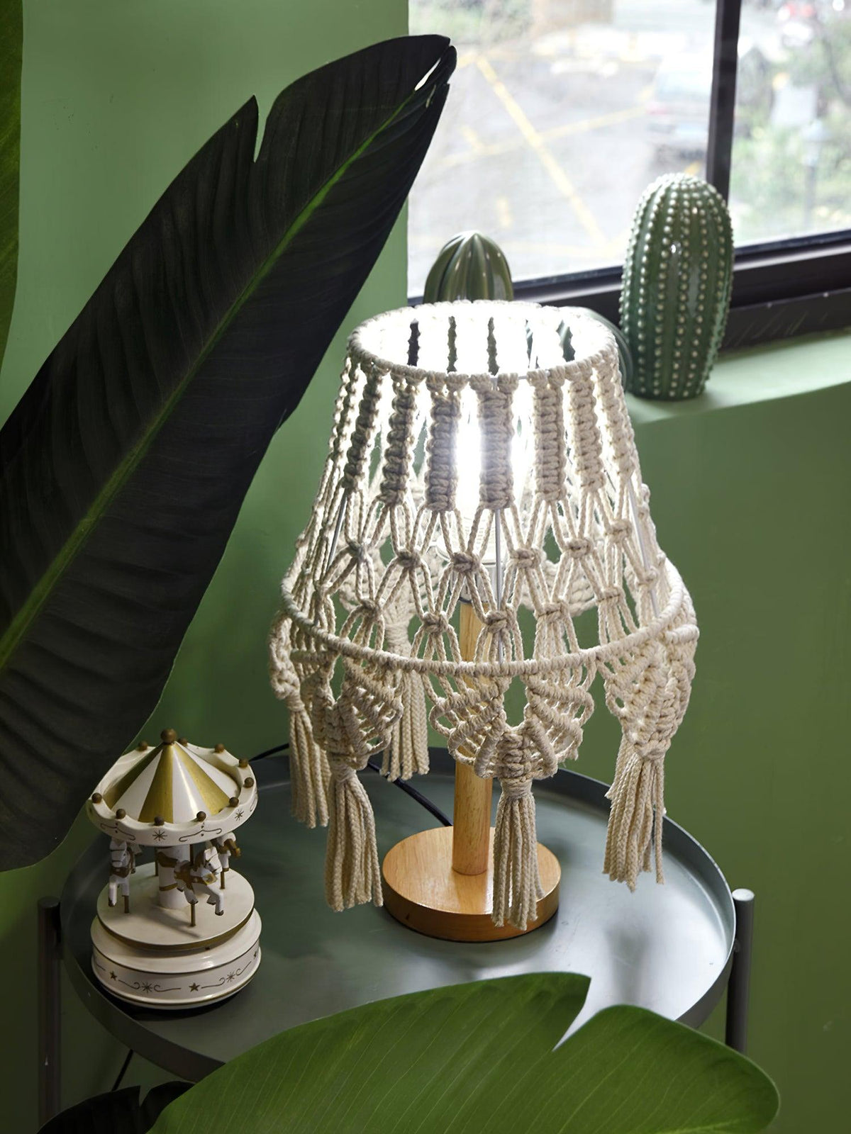 Macrame Table Lamp - view 14