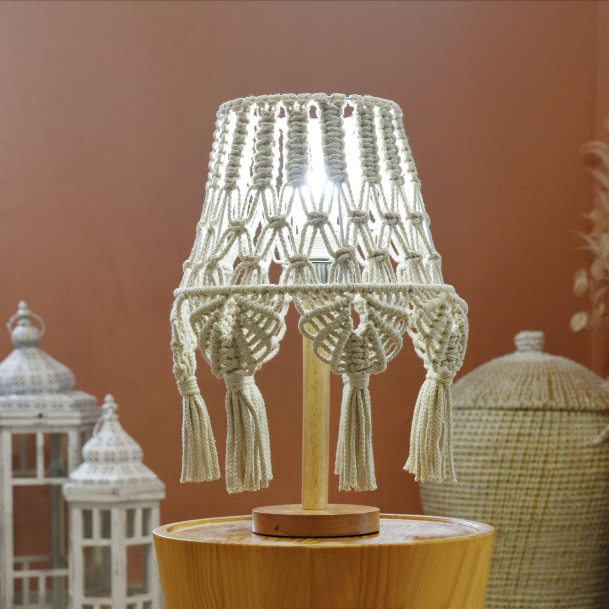 Macrame Table Lamp - view 9