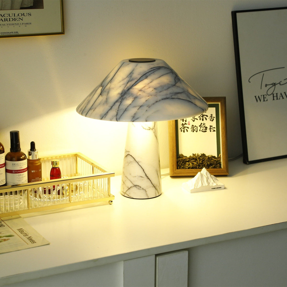 Marbella Marble Table Lamp - view 5