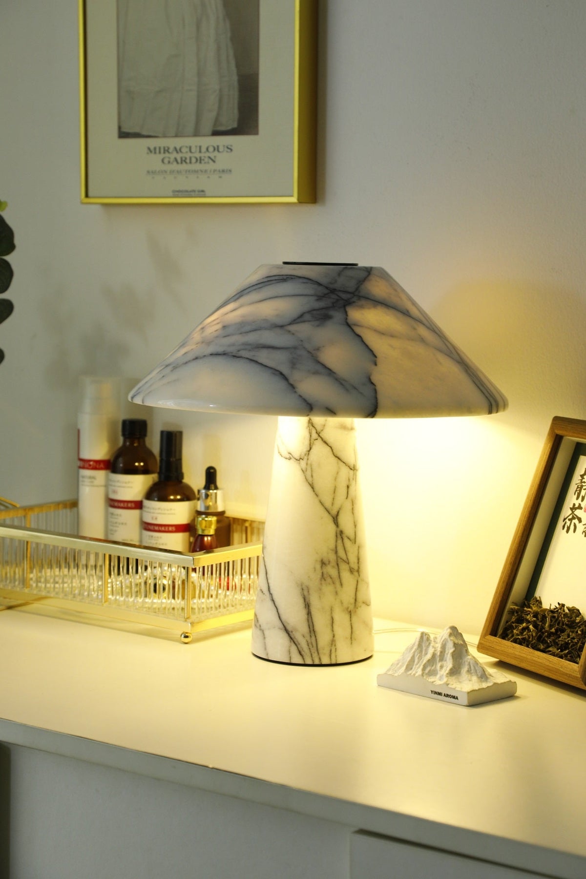 Marbella Marble Table Lamp - view 2
