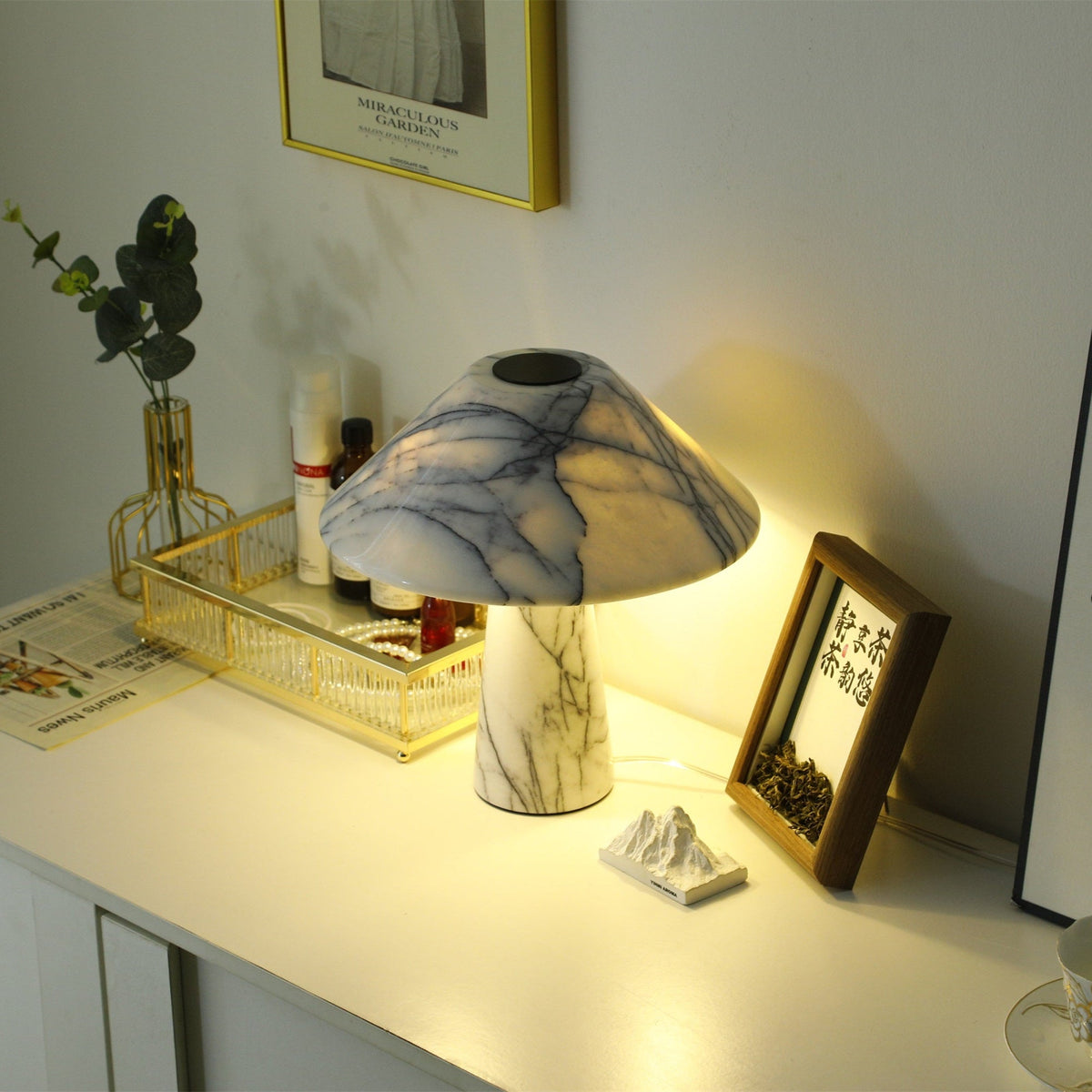 Marbella Marble Table Lamp - view 17