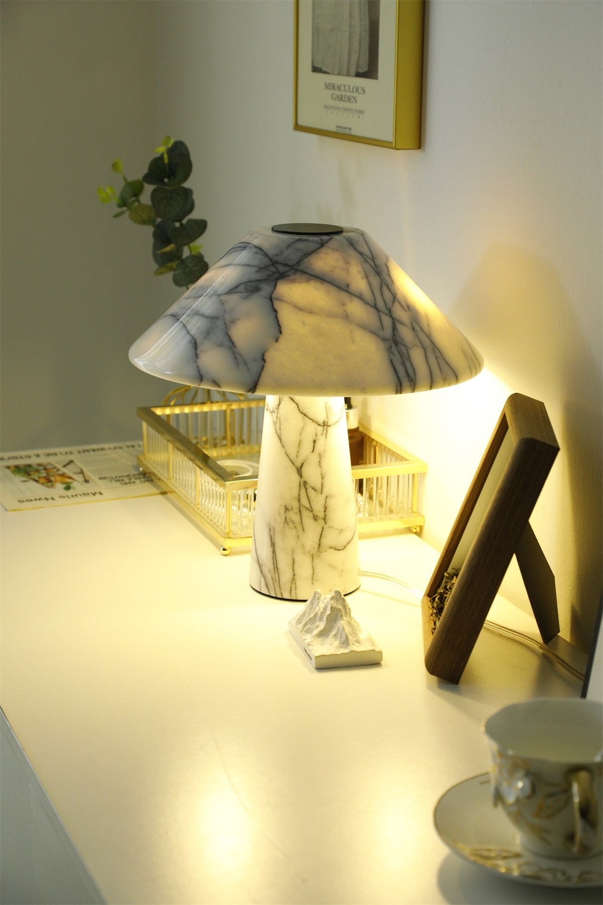 Marbella Marble Table Lamp - view 3