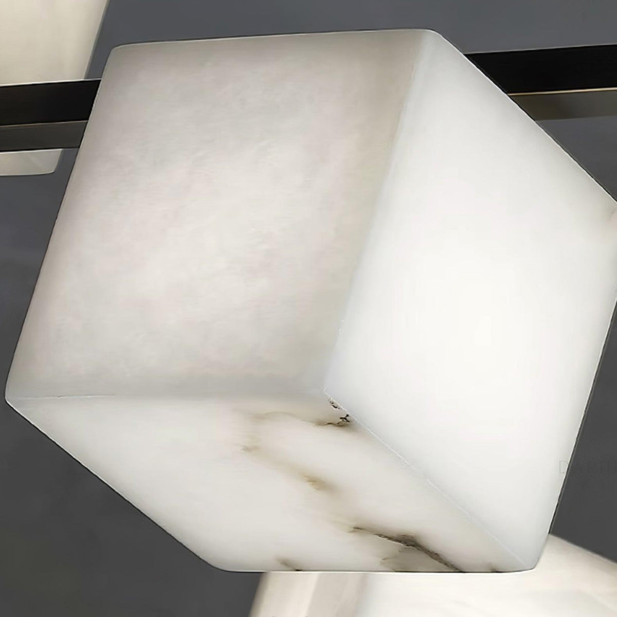 Alabaster Square Box Chandelier - view 14