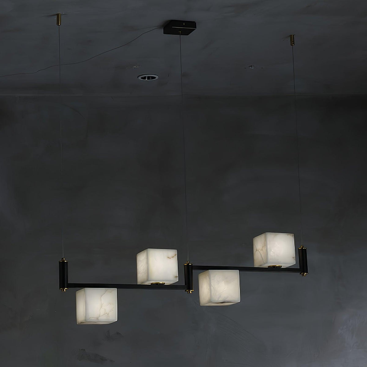 Alabaster Square Box Chandelier - view 34