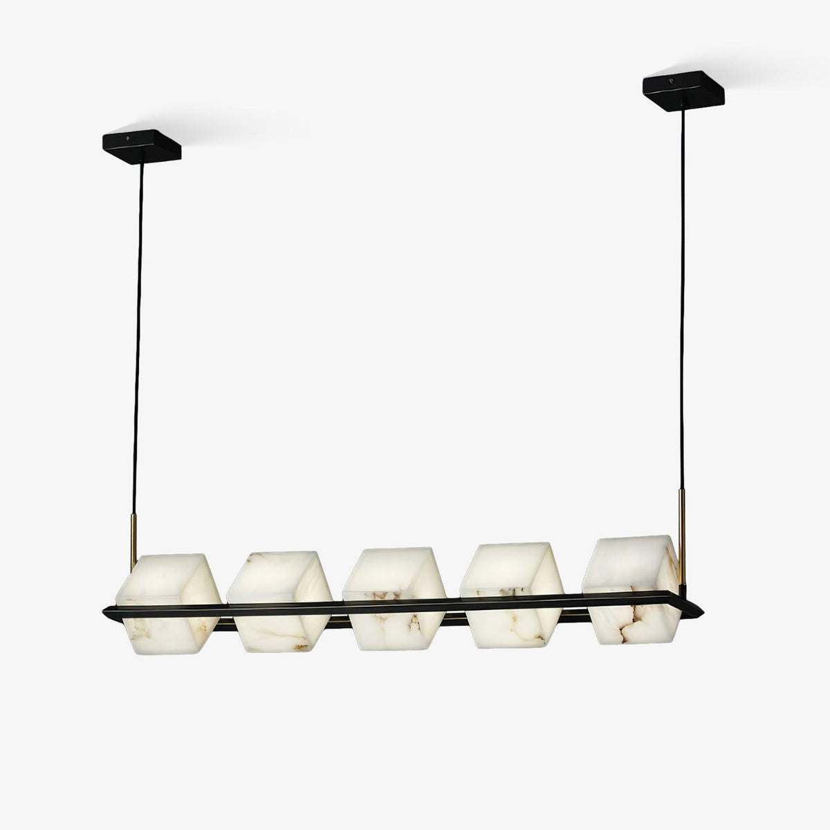 Alabaster Square Box Chandelier - view 32