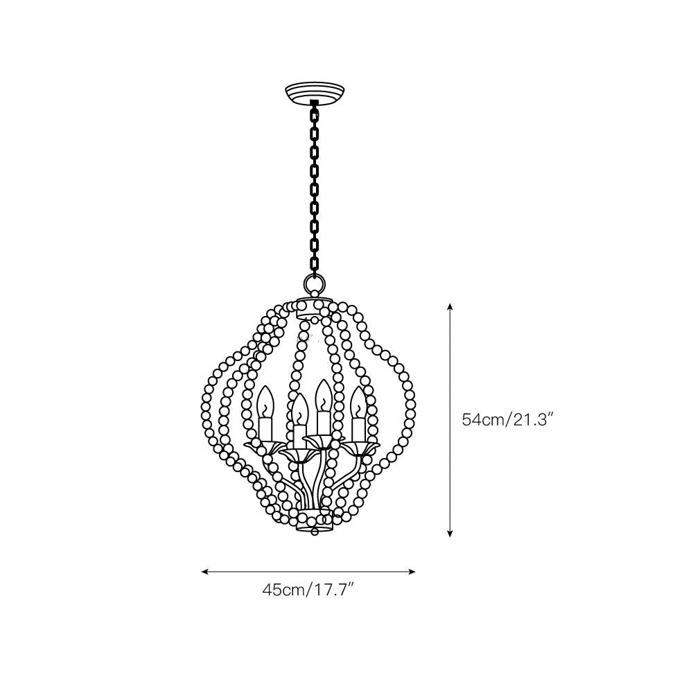Marie Lucie Chandelier - view 3