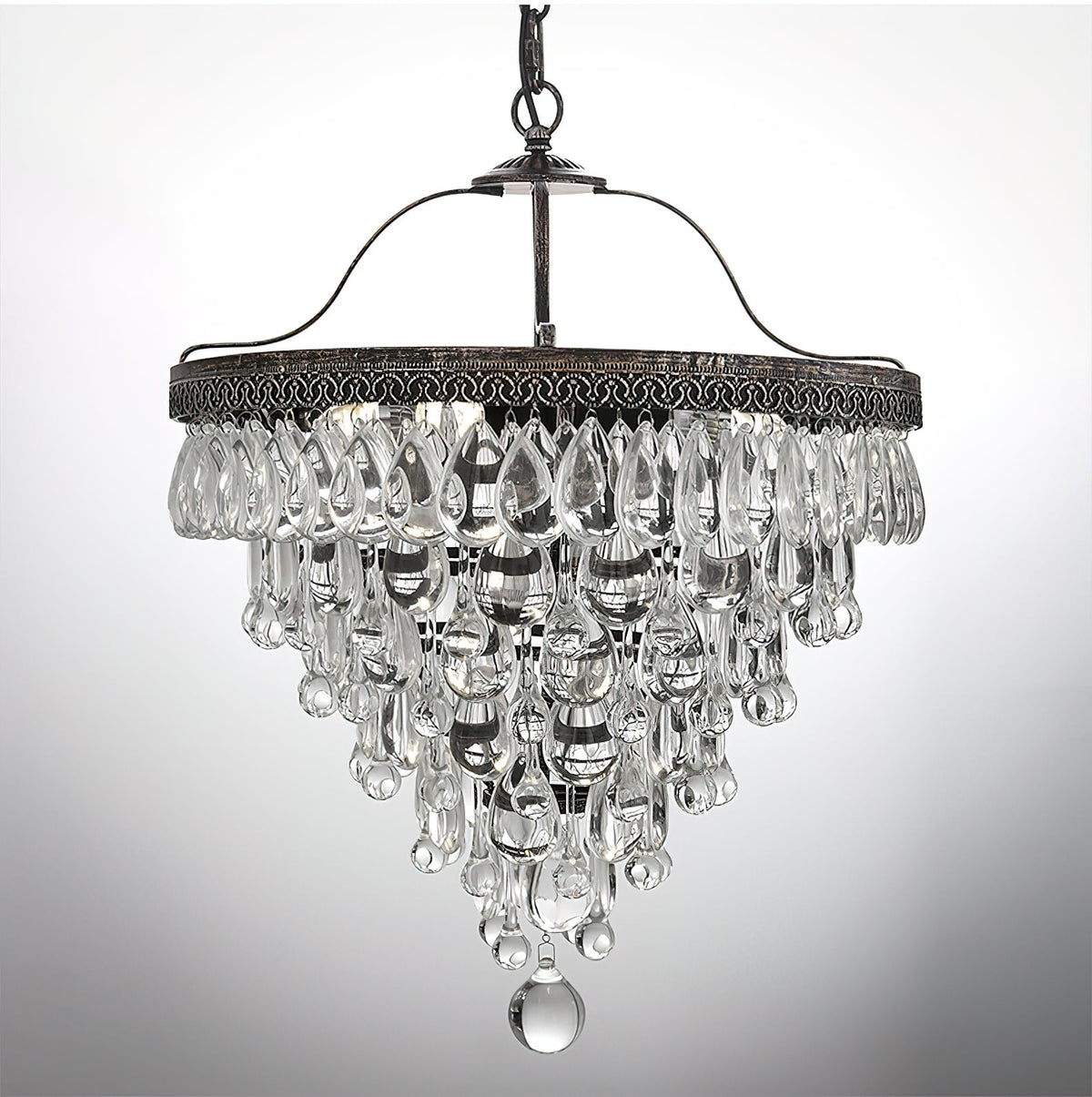 Crystal Inverted Pyramid Chandelier - view 27