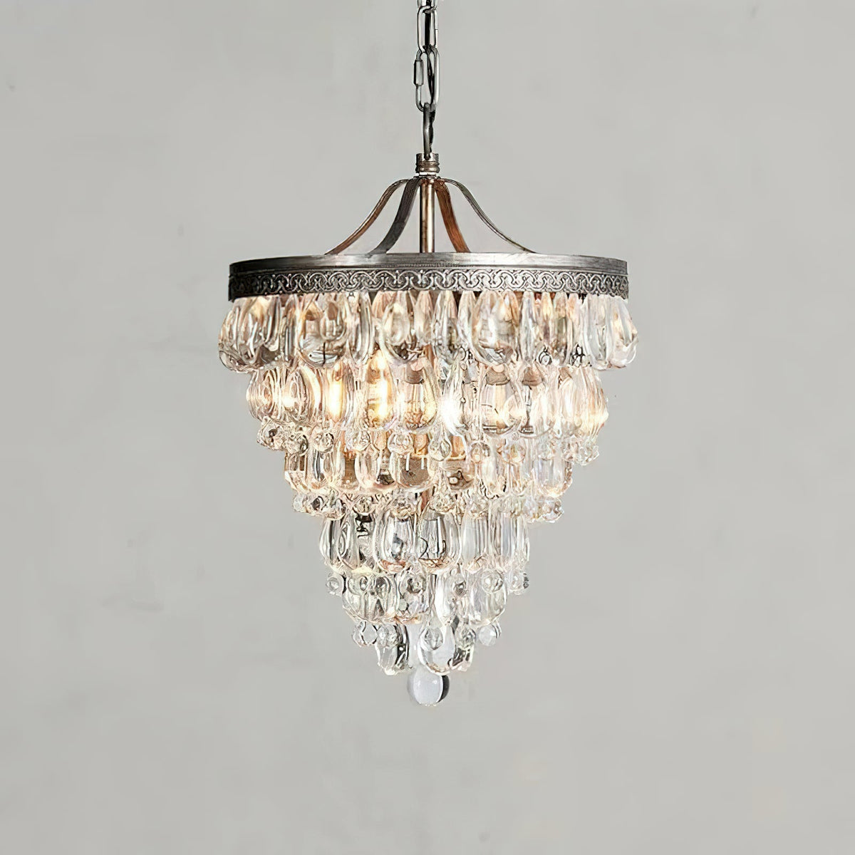 Crystal Inverted Pyramid Chandelier - view 26