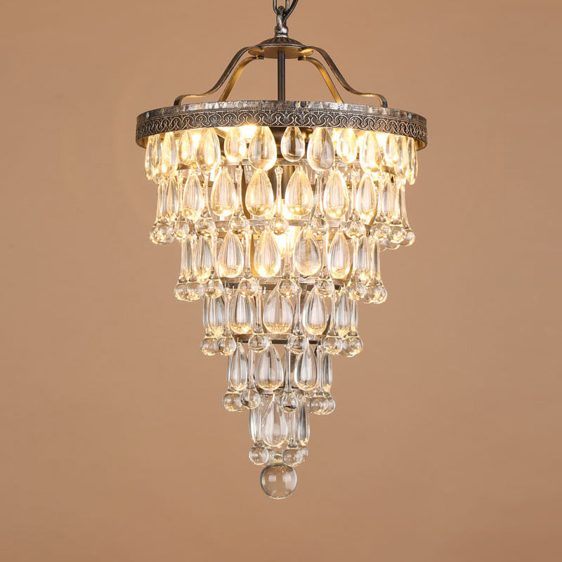 Crystal Inverted Pyramid Chandelier - view 23