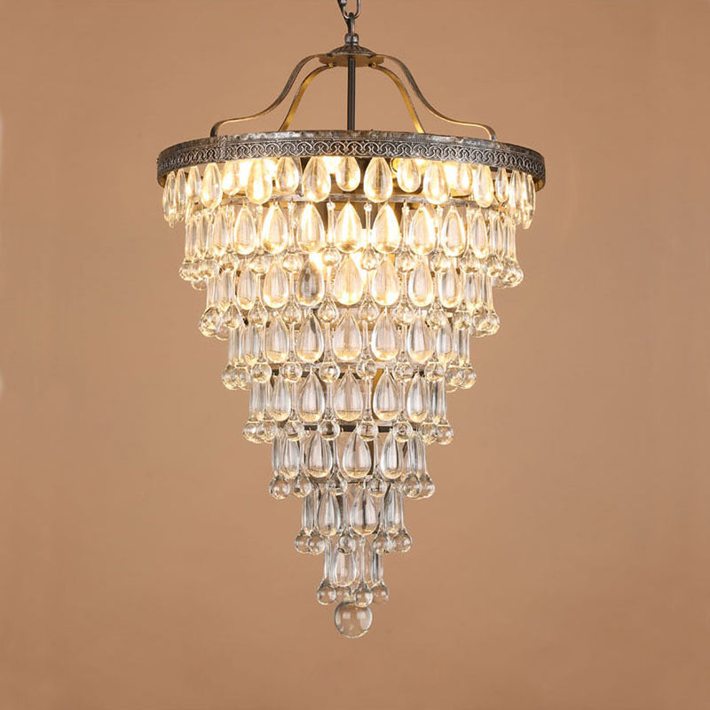 Crystal Inverted Pyramid Chandelier - view 21