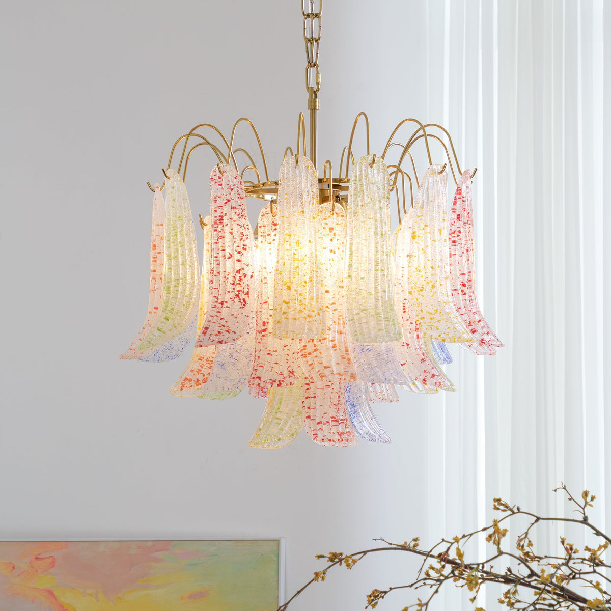Mazzega Murano Glass Chandelier - view 34