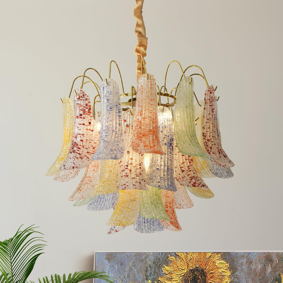 Mazzega Murano Glass Chandelier - view 2