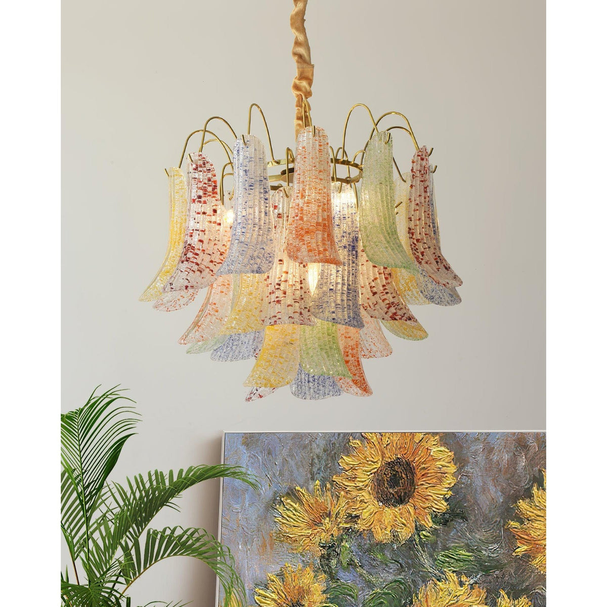 Mazzega Murano Glass Chandelier - view 7