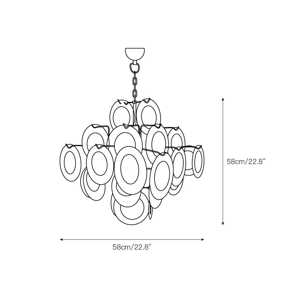 Mazzega Vistosi Chandelier - view 4