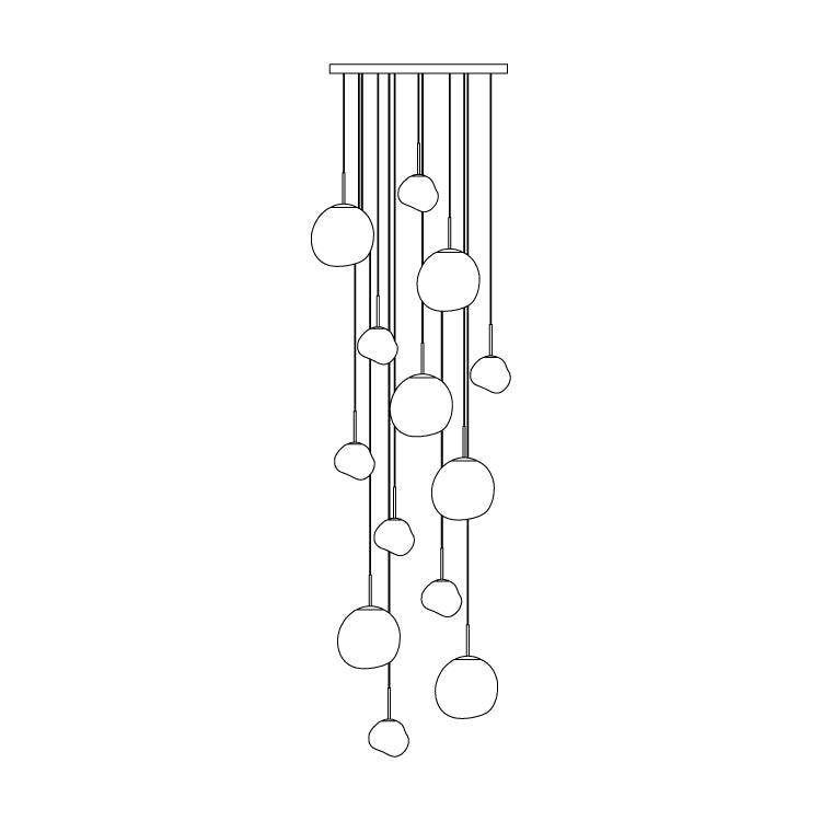 Multi Lava Round Pendant Lamp - view 77