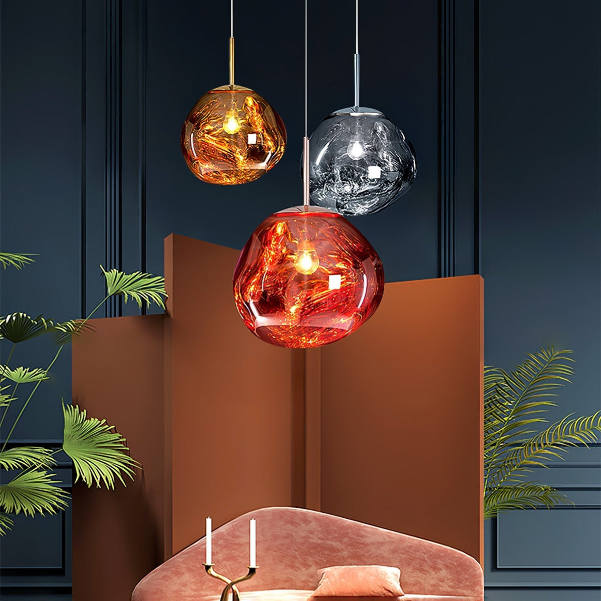 Multi Lava Round Pendant Lamp - view 118