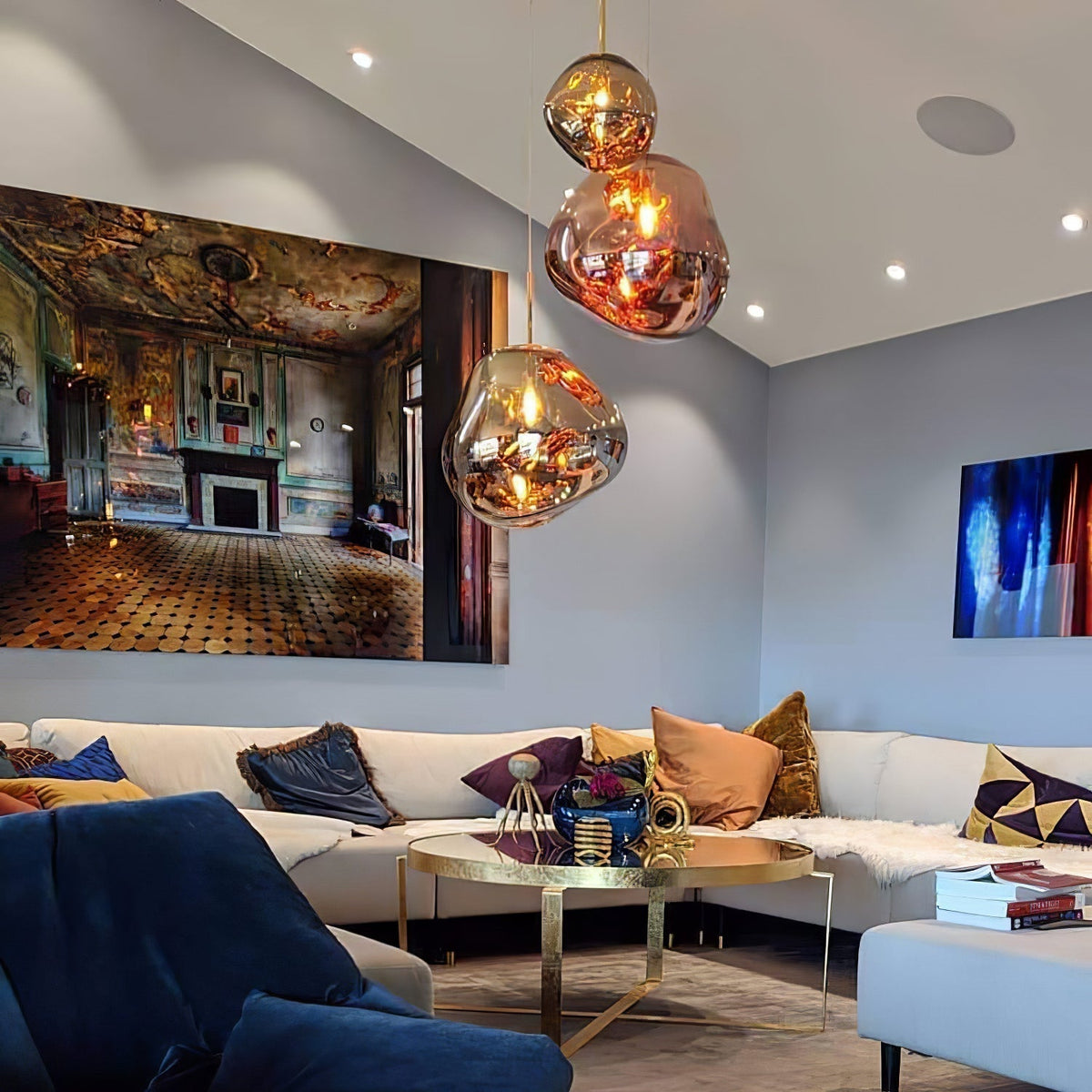 Multi Lava Round Pendant Lamp - view 124