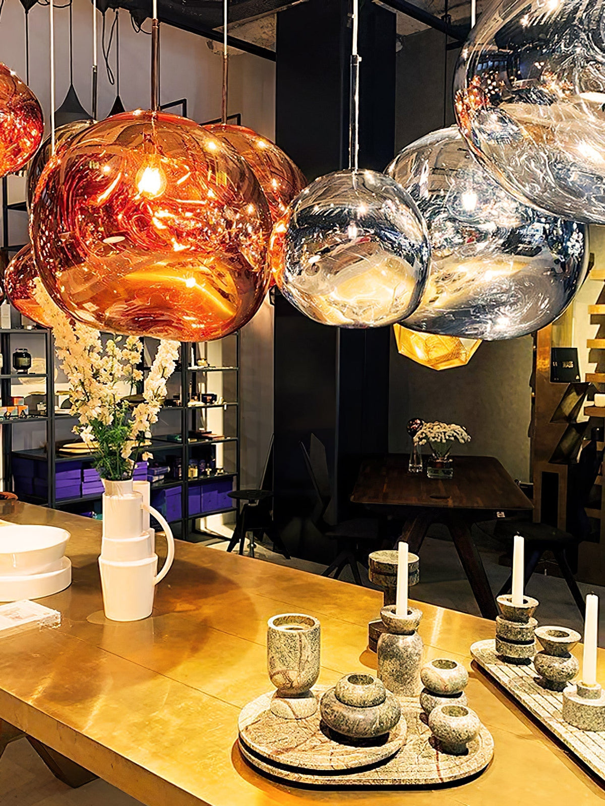 Multi Lava Round Pendant Lamp - view 131