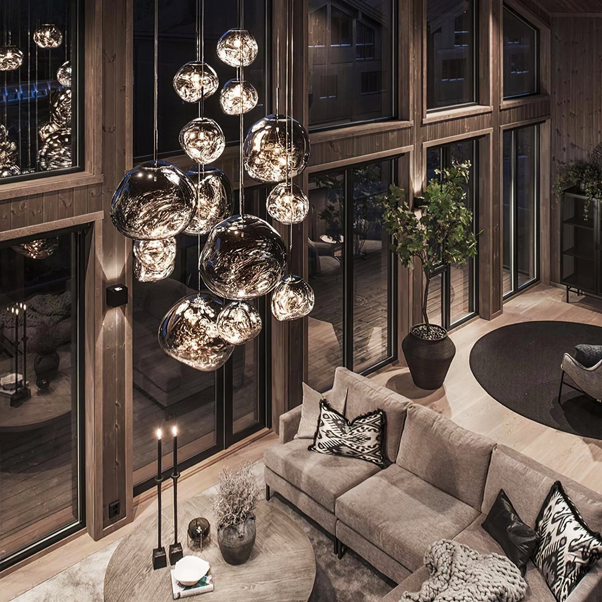Multi Lava Round Pendant Lamp - view 133