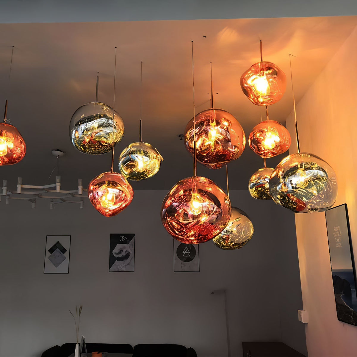 Multi Lava Round Pendant Lamp - view 136