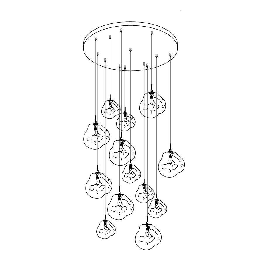 Multi Lava Round Pendant Lamp - view 61