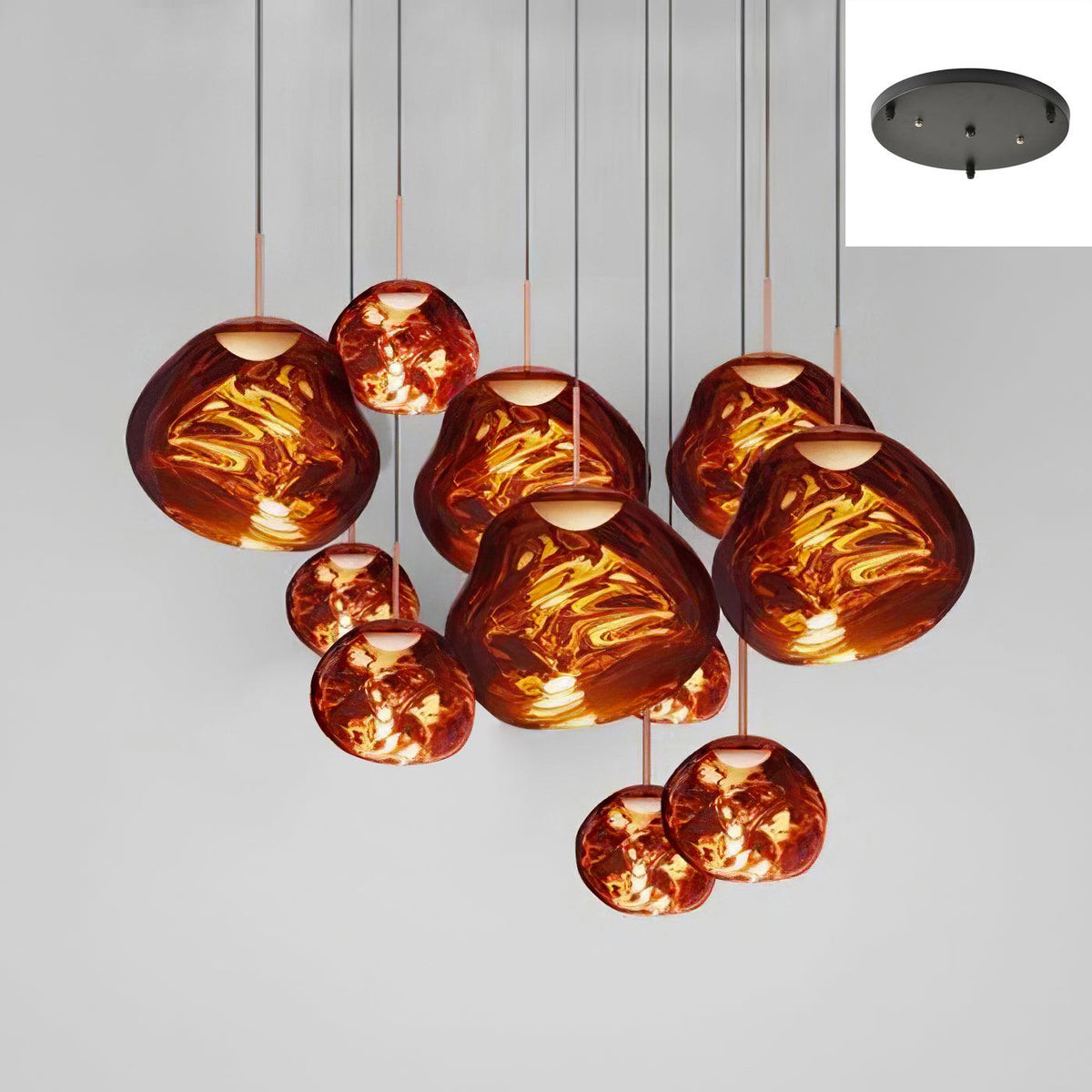 Multi Lava Round Pendant Lamp - view 58