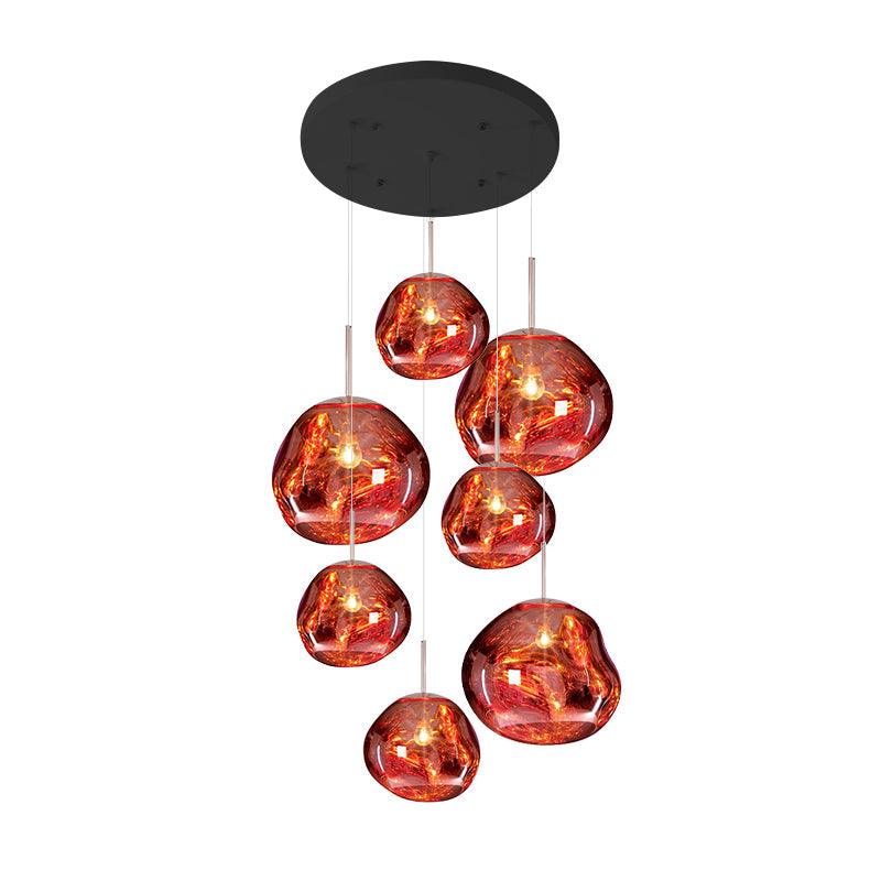 Multi Lava Round Pendant Lamp - view 102